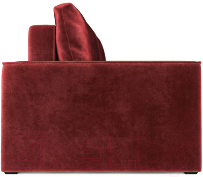 Диван Mebel-Ars Еврокнижка Манхэттен (бархат красный/Star Velvet 3 Dark Red)