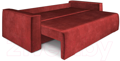 Диван Mebel-Ars Еврокнижка Манхэттен (бархат красный/Star Velvet 3 Dark Red)
