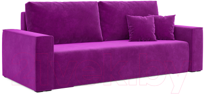 Диван Mebel-Ars Еврокнижка Манхэттен (фиолетовый) - фото