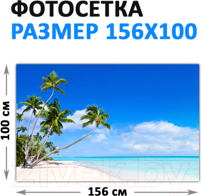 Фотофасад Arthata Пляж, пальмы, море / FotoSetka-100-111