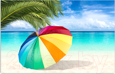 Фотофасад Arthata Пляж, пальмы, море / FotoSetka-100-113 - фото