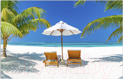 Фотофасад Arthata Пляж, пальмы, море / FotoSetka-100-114 - фото