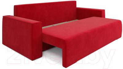 Диван Mebel-Ars Еврокнижка Манхэттен (кордрой красный)