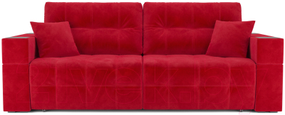 Диван Mebel-Ars Еврокнижка Венеция (кордрой красный)