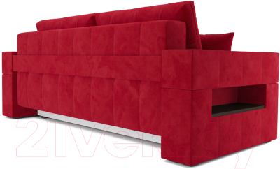 Диван Mebel-Ars Еврокнижка Венеция (кордрой красный)