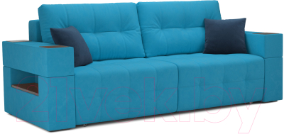 Диван Mebel-Ars Еврокнижка Венеция (синий) - фото