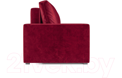 Диван Mebel-Ars Еврокнижка Поло (бархат красный Star Velvet 3 Dark Red)