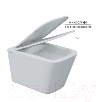 Унитаз подвесной с инсталляцией Berges Floe S Rimless / 043248