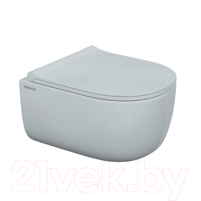 Унитаз подвесной с инсталляцией Berges Ego Rimless / 043249 (с сиденьем)