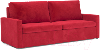Диван Mebel-Ars Еврокнижка Поло (кордрой красный) - фото