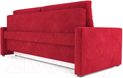 Диван Mebel-Ars Еврокнижка Поло (кордрой красный)