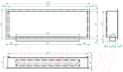 Биокамин Zefire Flagman 1300 (латунь)