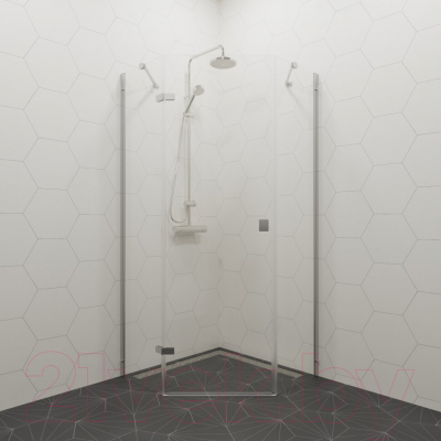 Душевой уголок Triton Сигма 100x100 (хром, без поддона)