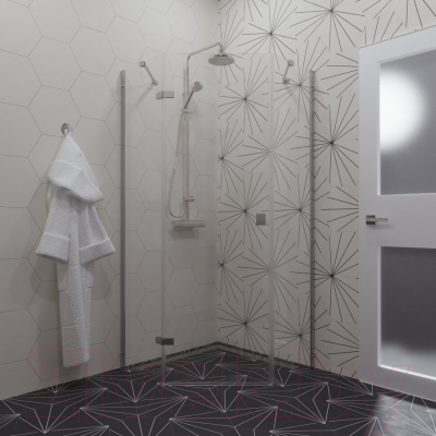 Душевой уголок Triton Сигма 100x100 (хром, без поддона)