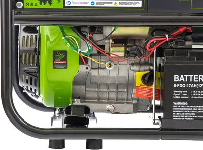 Бензиновый генератор СибрТех БС-6500Э (94548)