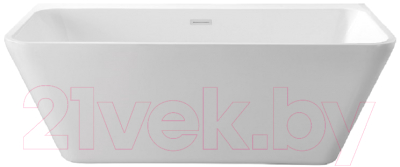Ванна акриловая Aquatek Элегия 170x75 AQ-113775Wt (с ножками и сливом) - фото