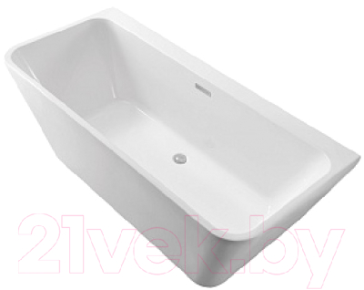 Ванна акриловая Aquatek Элегия 170x75 AQ-113775Wt (с ножками и сливом)