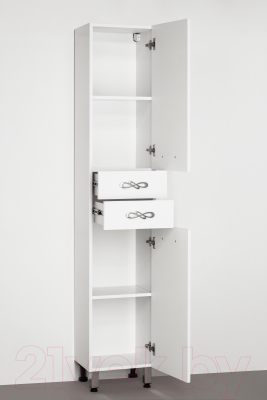 Шкаф-пенал для ванной Style Line Венеция 36см 2 ящика