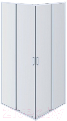 Душевой уголок Aquatek 90x90 / AQ ARI KV 09020CH (хром/прозрачное стекло) - фото