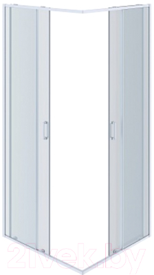 Душевой уголок Aquatek 90x90 / AQ ARI KV 09020CH (хром/прозрачное стекло)