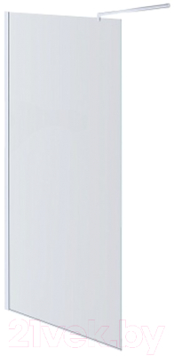 Душевая стенка Aquatek 80x200 / AQ WIW 08020CH (хром/прозрачное стекло) - фото