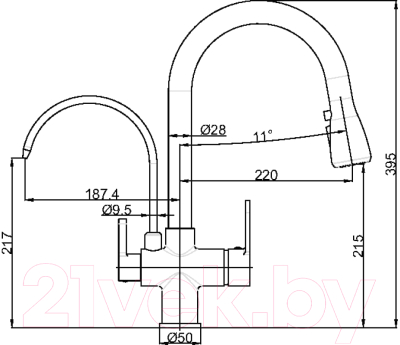 Смеситель Maxonor Pure Life PL4560