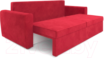 Диван Mebel-Ars Еврокнижка Оскар (кордрой красный)