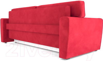 Диван Mebel-Ars Еврокнижка Оскар (кордрой красный)