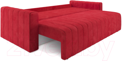 Диван Mebel-Ars Еврокнижка Лондон (кордрой красный)