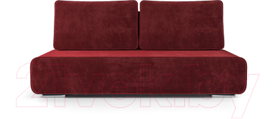 Диван Mebel-Ars Еврокнижка Марк (бархат красный Star Velvet 3 Dark Red)
