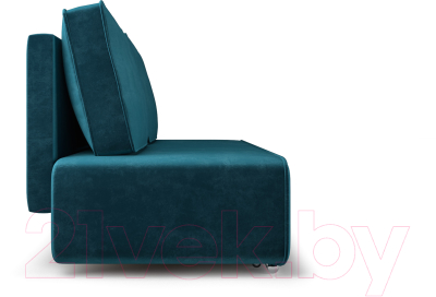 Диван Mebel-Ars Еврокнижка Марк (бархат сине-зеленый Star Velvet 43 Black Green)