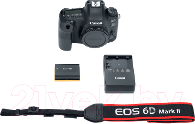 Зеркальный фотоаппарат Canon EOS 6D Mark II Body (1897C031AA)