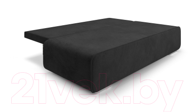 Диван Mebel-Ars Еврокнижка Марк (велюр черный НВ-178 17)