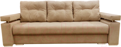 Диван Bobrovmebel Мадрид раскладной (микровелюр симпл 42 бежевый) - фото