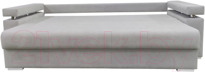 Диван Bobrovmebel Мадрид раскладной (микровелюр симпл 30 светло-серый)