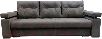 Диван Bobrovmebel Мадрид раскладной (микровелюр симпл 54 серый) - фото