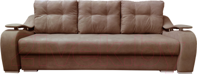 Диван Bobrovmebel Влада 8/3 раскладной (микровелюр симпл 45 коричневый) - фото