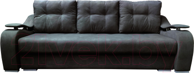 Диван Bobrovmebel Влада 8/3 раскладной (микровелюр симпл 54 серый) - фото