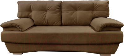 Диван Bobrovmebel Влада 7/1 раскладной (микровелюр симпл 45 коричневый) - фото