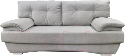 Диван Bobrovmebel Влада 7/1 раскладной (микровелюр симпл 30 светло-серый) - фото