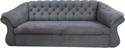 Диван Bobrovmebel Арго 4(Н) раскладной (микровелюр симпл 54 серый) - фото