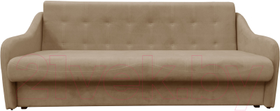 Диван Bobrovmebel Элит 15 раскладной (микровелюр симпл 42 бежевый) - фото