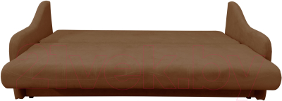 Диван Bobrovmebel Элит 15 раскладной (микровелюр симпл 45 коричневый)