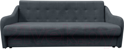 Диван Bobrovmebel Элит 15 раскладной (микровелюр симпл 54 серый) - фото