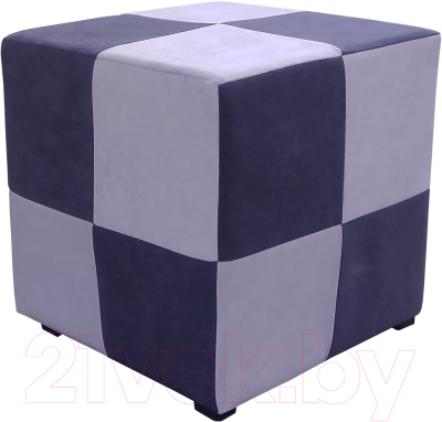 Пуф Bobrovmebel Миранда 1 4 квадрата (микровелюр симпл 54/симпл 30) - фото