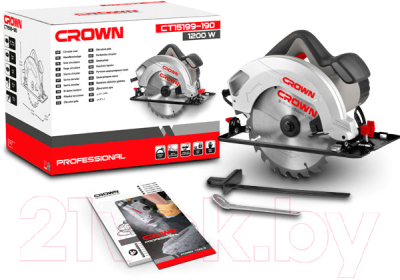 Дисковая пила CROWN CT15199-190