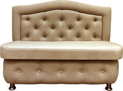 Скамья кухонная мягкая Bobrovmebel Миранда 3 1.2 (микровелюр симпл 42 бежевый) - фото