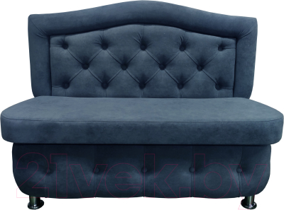 Скамья кухонная мягкая Bobrovmebel Миранда 3 1.2 (микровелюр симпл 54 серый) - фото