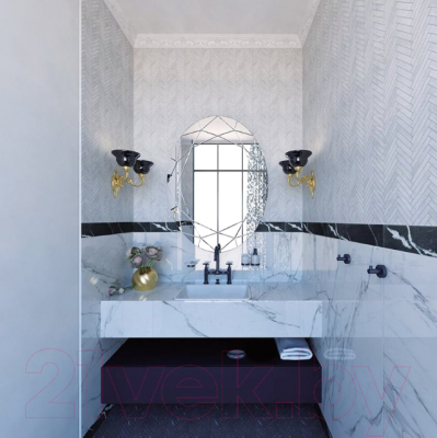 Стакан для зубной щетки и пасты Bemeta Hamatit 159110012