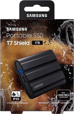 Внешний жесткий диск Samsung T7 Shield 1TB (MU-PE1T0S/WW)